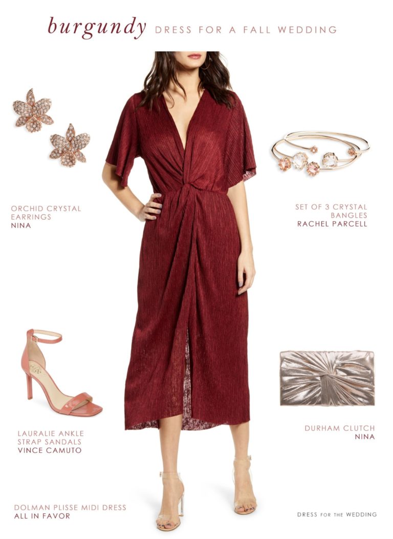 burgundy-dress-for-a-fall-wedding