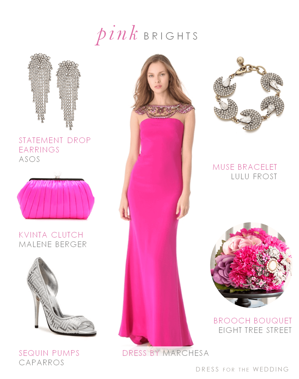 Hot Pink Formal Gown Inspired by EightTreeStreet