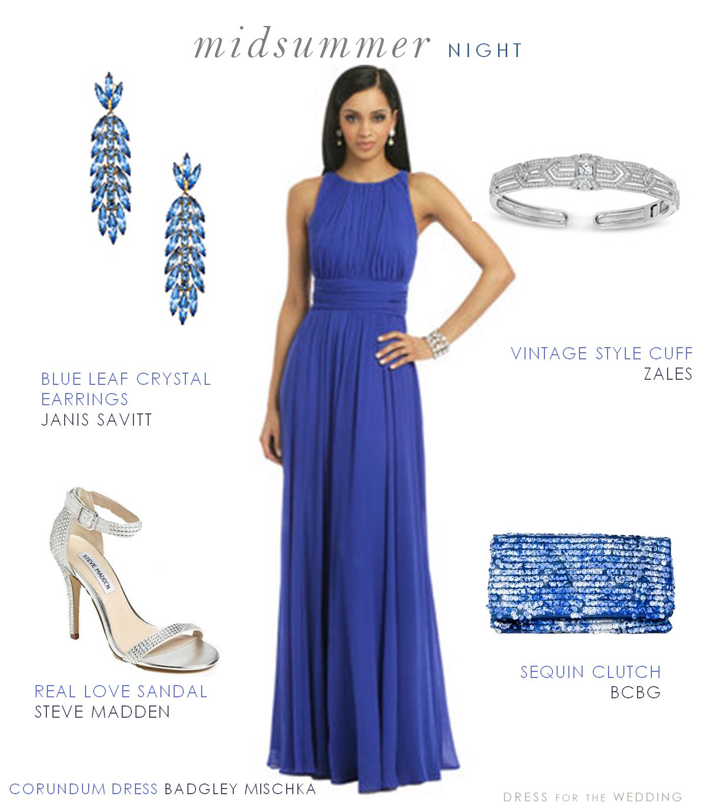 blue formal dress for wedding