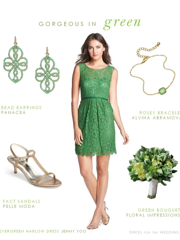 Green Wedding Attire Ideas | Dress for the Wedding