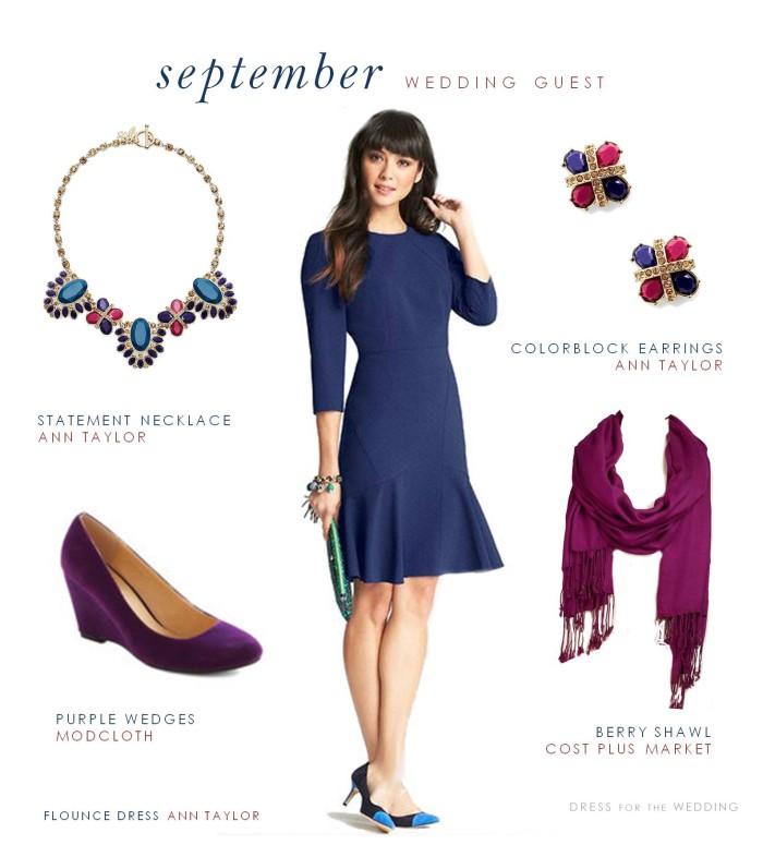 autumn wedding guest outfit
