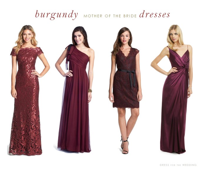 burgundy mob dress