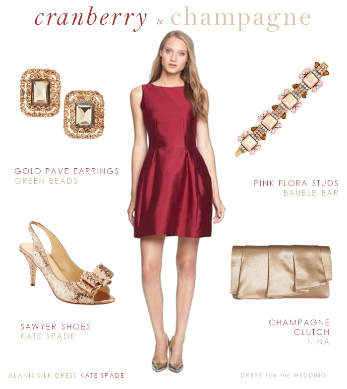 How to Accessorize a Red Dress - Dress for the Wedding  Red dress  accessories, Red dress outfit, Red dress party
