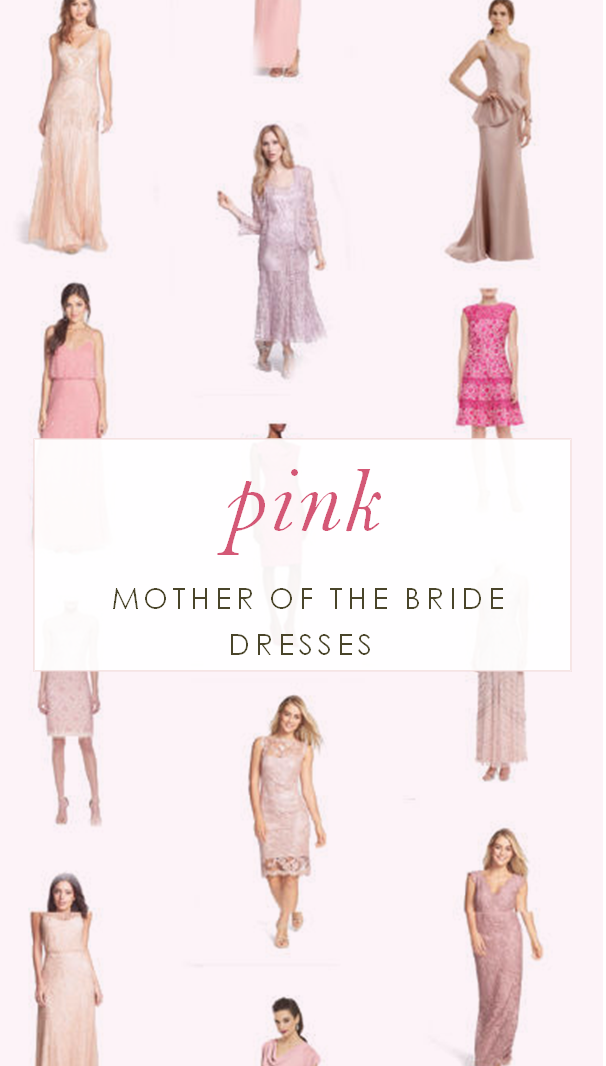 pastel pink mother of the bride dresses