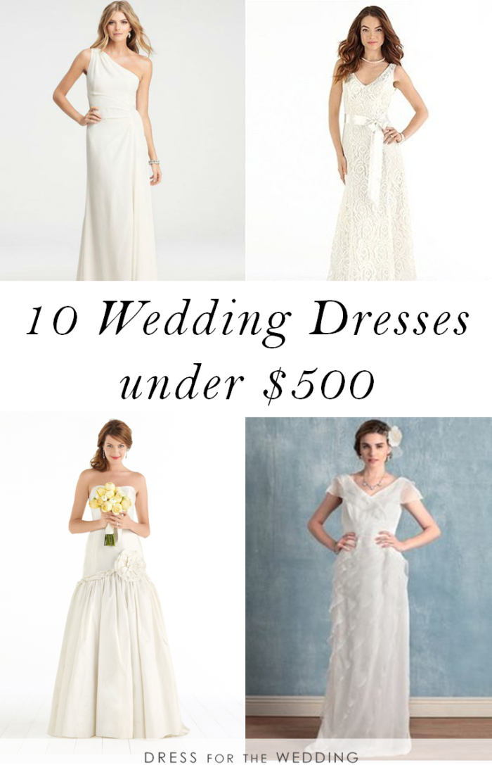 wedding dresses near me under $500