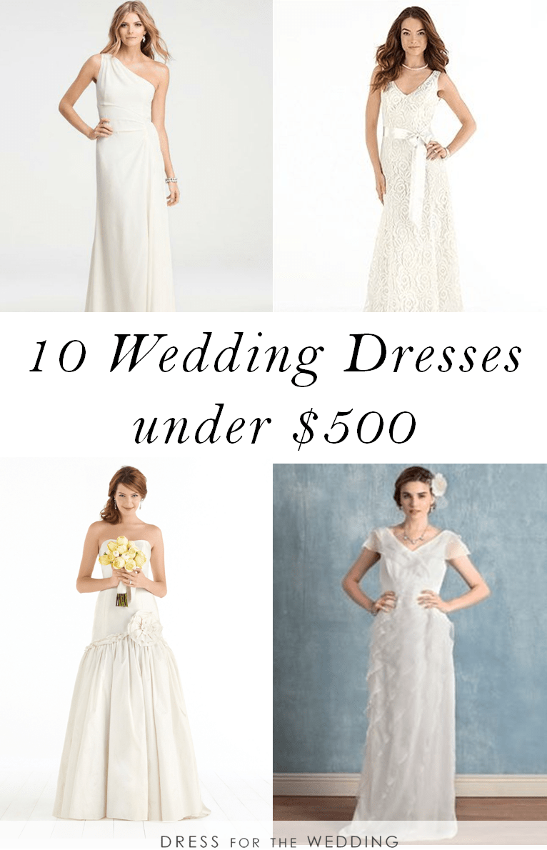 bridal gowns under 500
