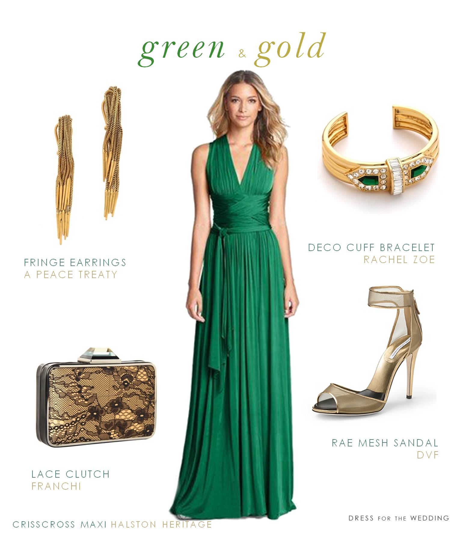 Green Formal Gown Dress For The Wedding