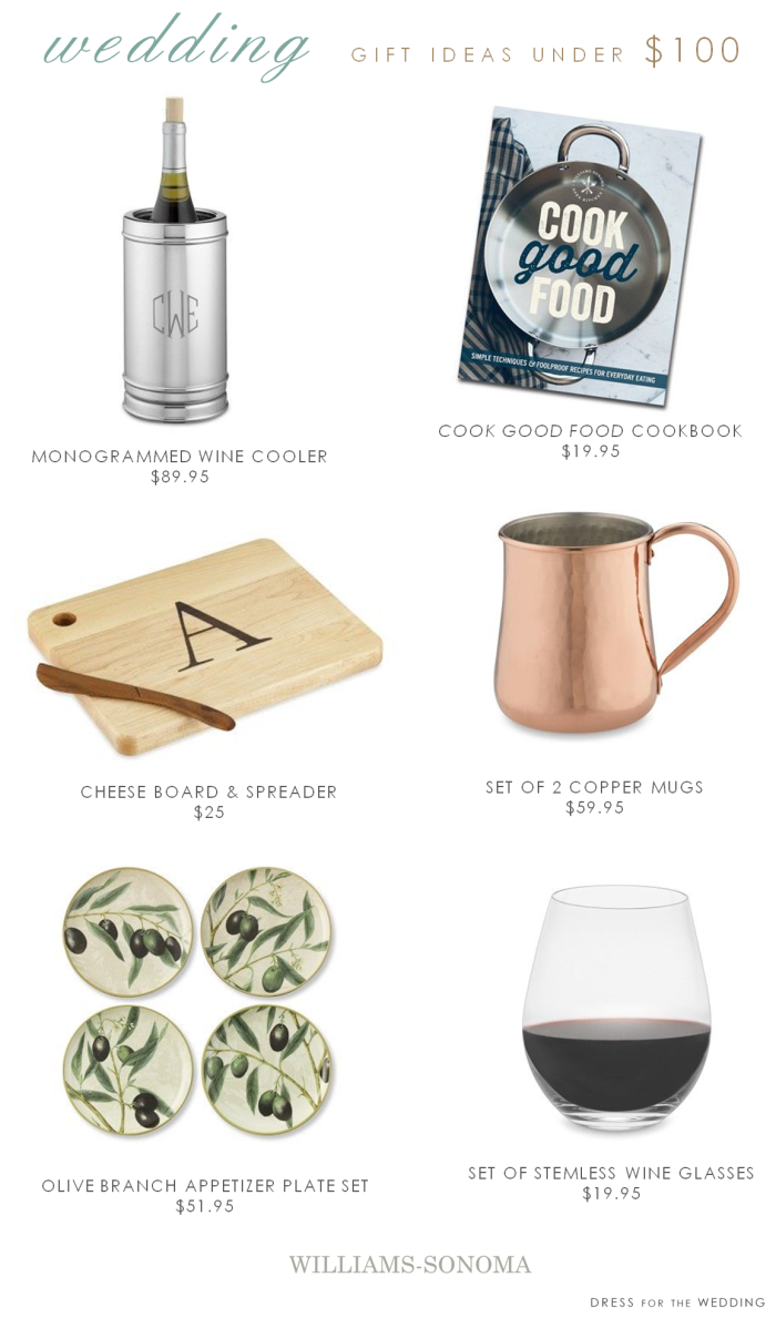 Wedding Registry Gifts under $100 + Win a $5,000 Gift Card from  Williams-Sonoma!