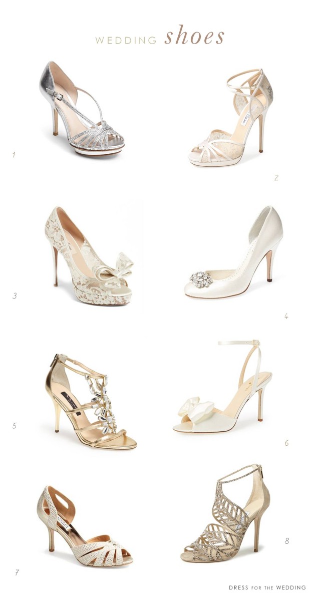 8 of the Best Wedding Shoes for Brides
