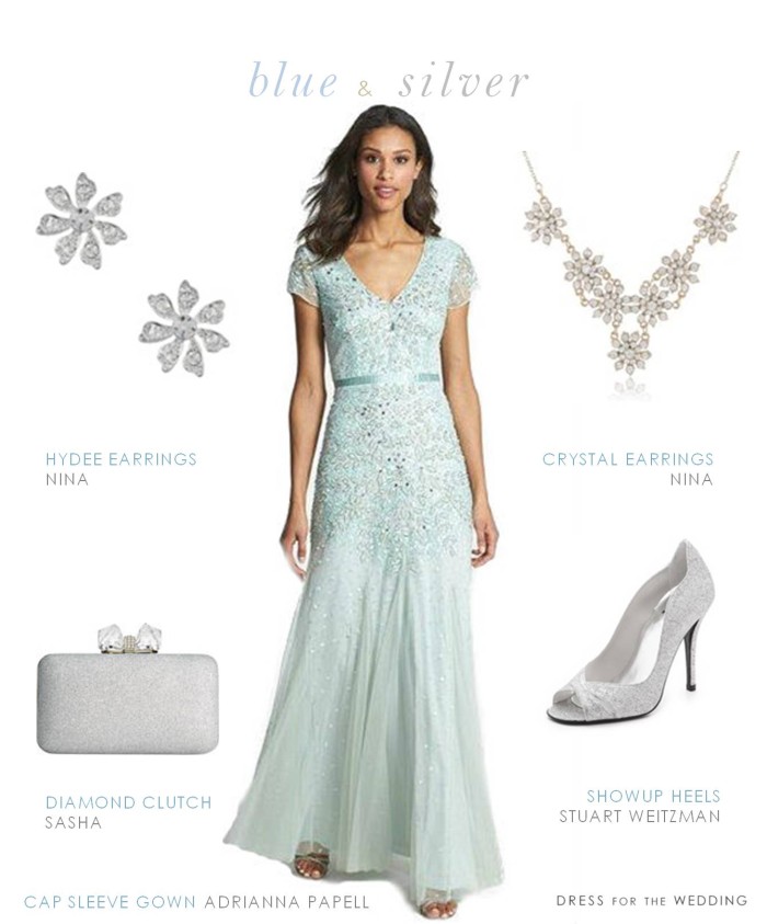 Light Blue Dress for the Mother of the Bride