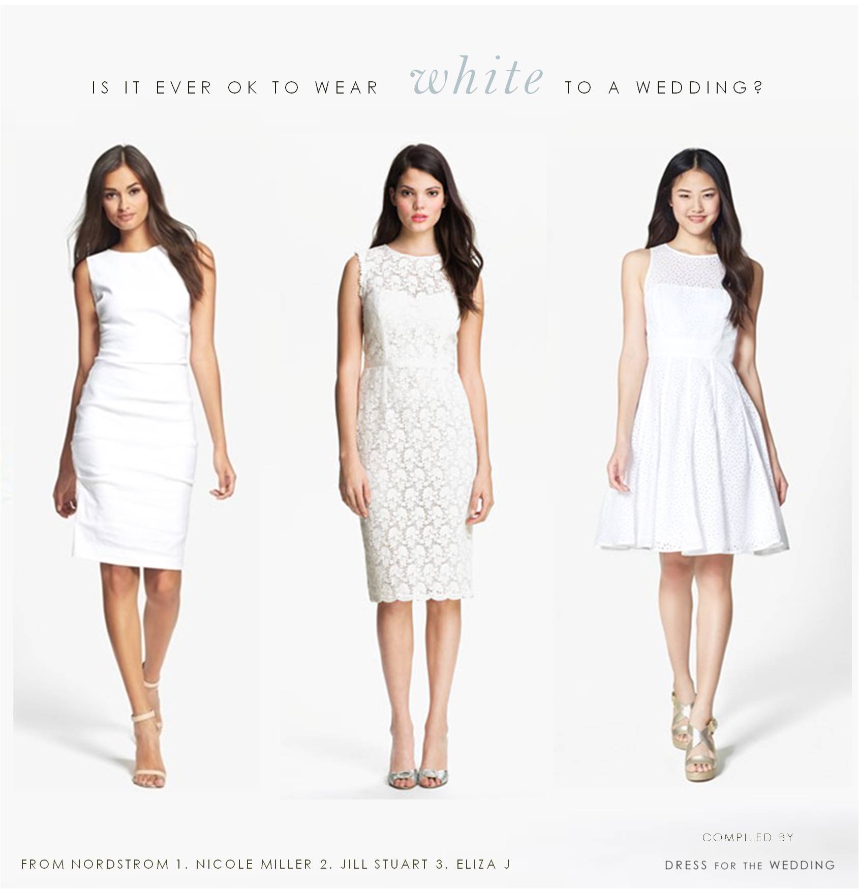 wear white to a wedding