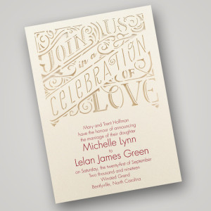 Laser Cut Wedding Invitations from Invitations by Dawn