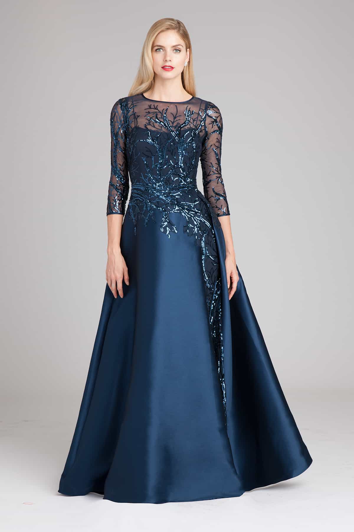 long gown midnight blue