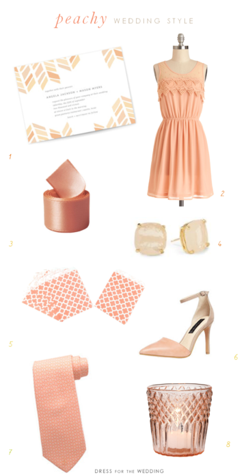 Peach Wedding Style