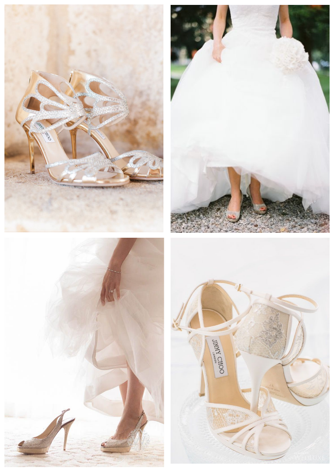 jimmy choo white bridal shoes