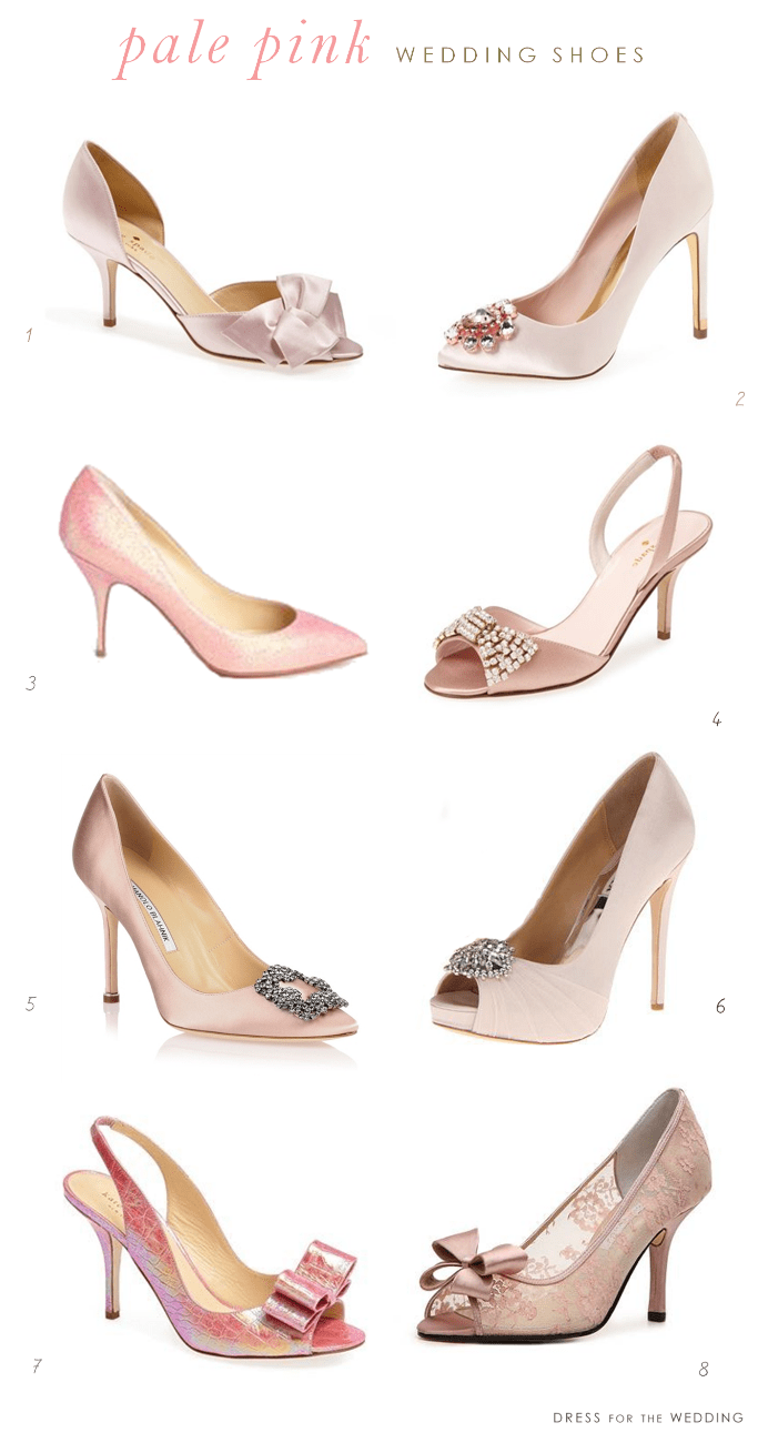 shoes for blush pink dress