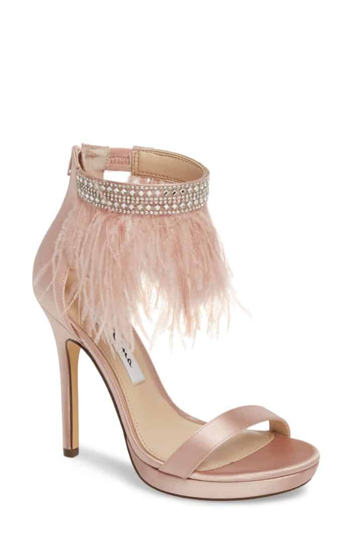 wedding shoes pink blush