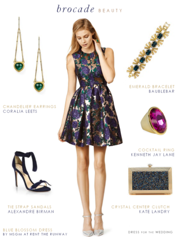 Brocade Party Dress