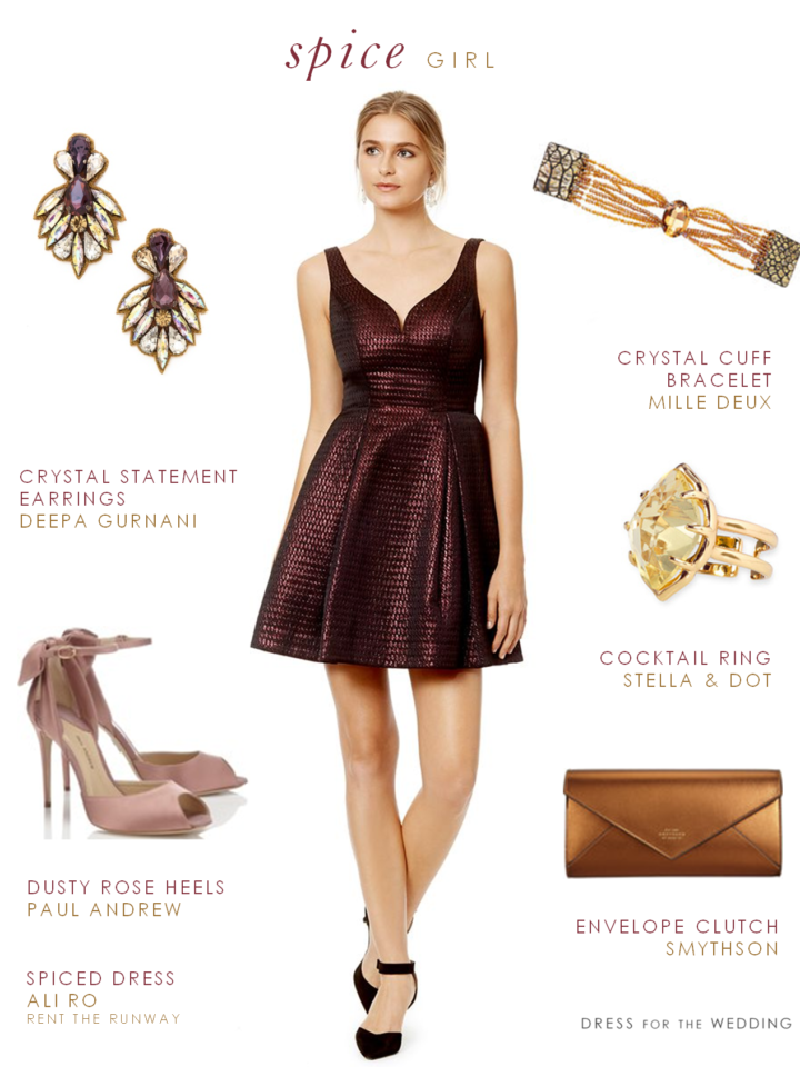 Brown Wedding Attire Ideas - Dress for the Wedding