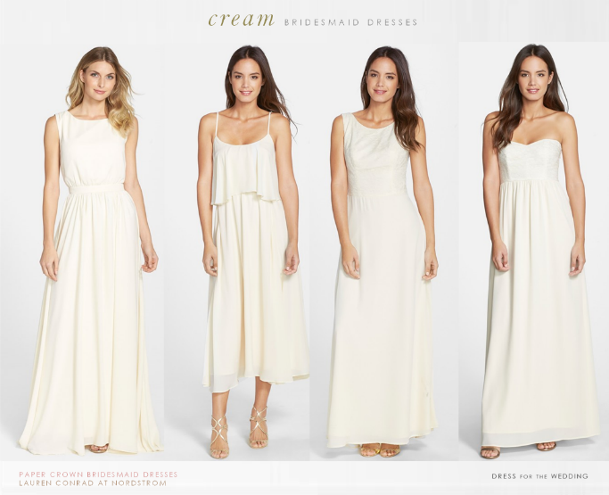 Lauren Conrad's Bridesmaid Dresses for Paper Crown