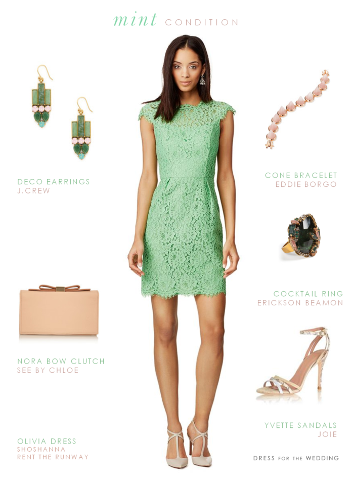 What Color Shoes to Wear With Mint Bridesmaid Dress  