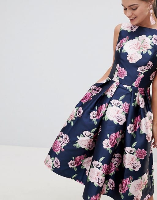 navy and pink dress for wedding