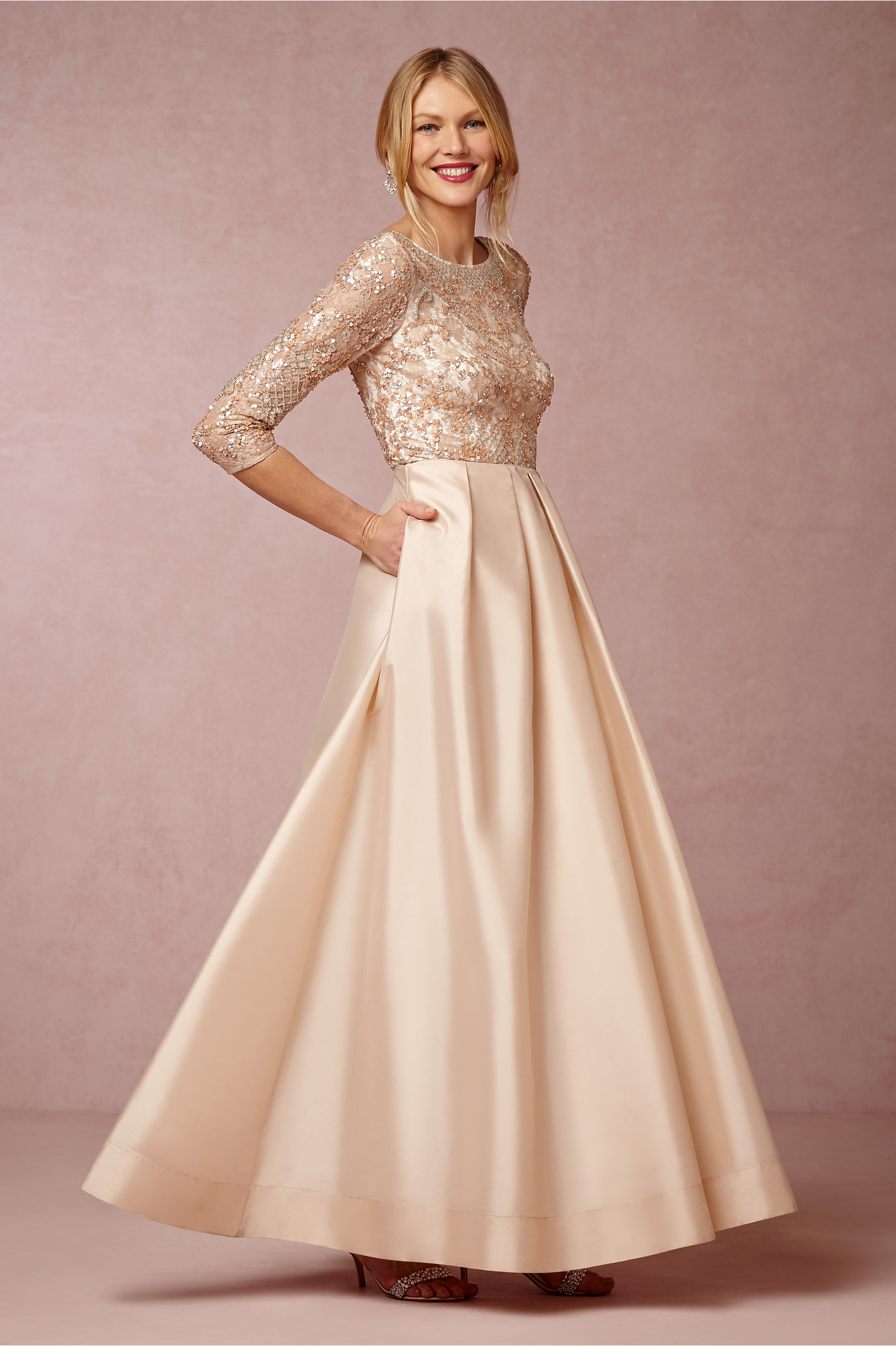 Mother of the Bride Dresses with Sleeves from BHLDN Dress for the Wedding