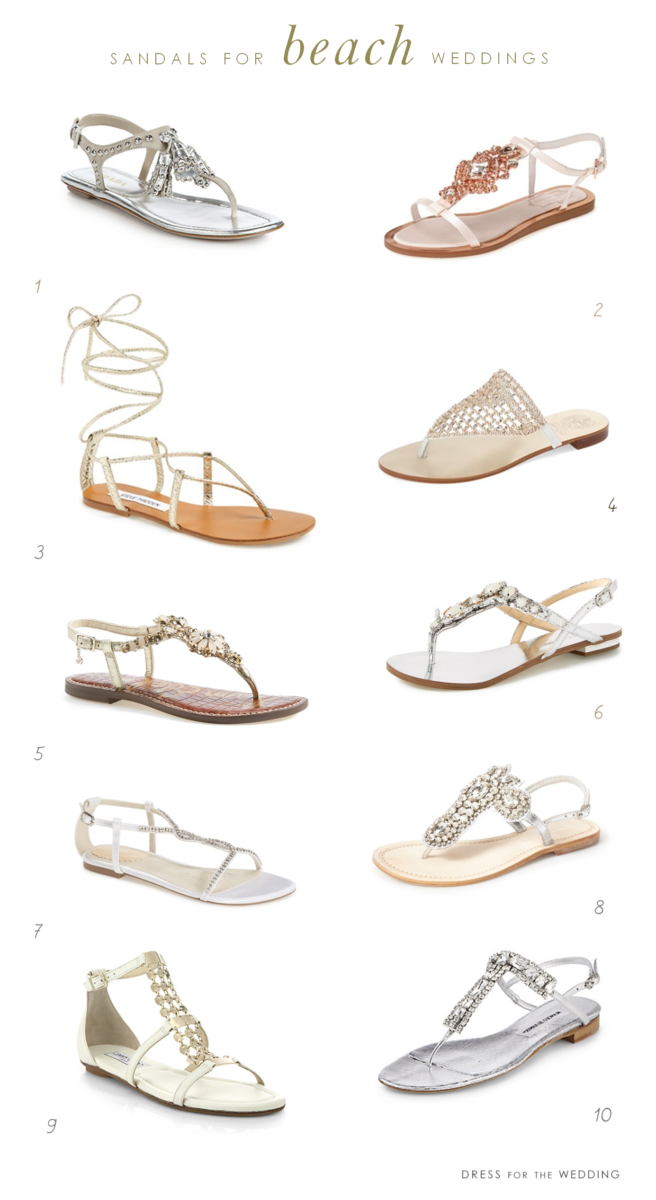 shoes for beach wedding