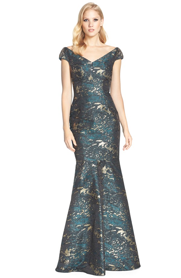 nordstrom green gown