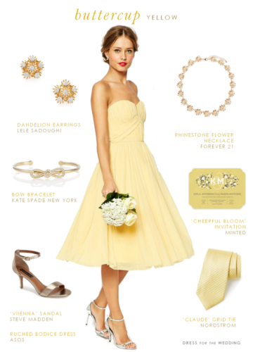 Buttercup Yellow Bridesmaid Dress