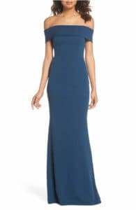 Dark Turquoise Maxi Dress | Snorkel Blue Wedding Style