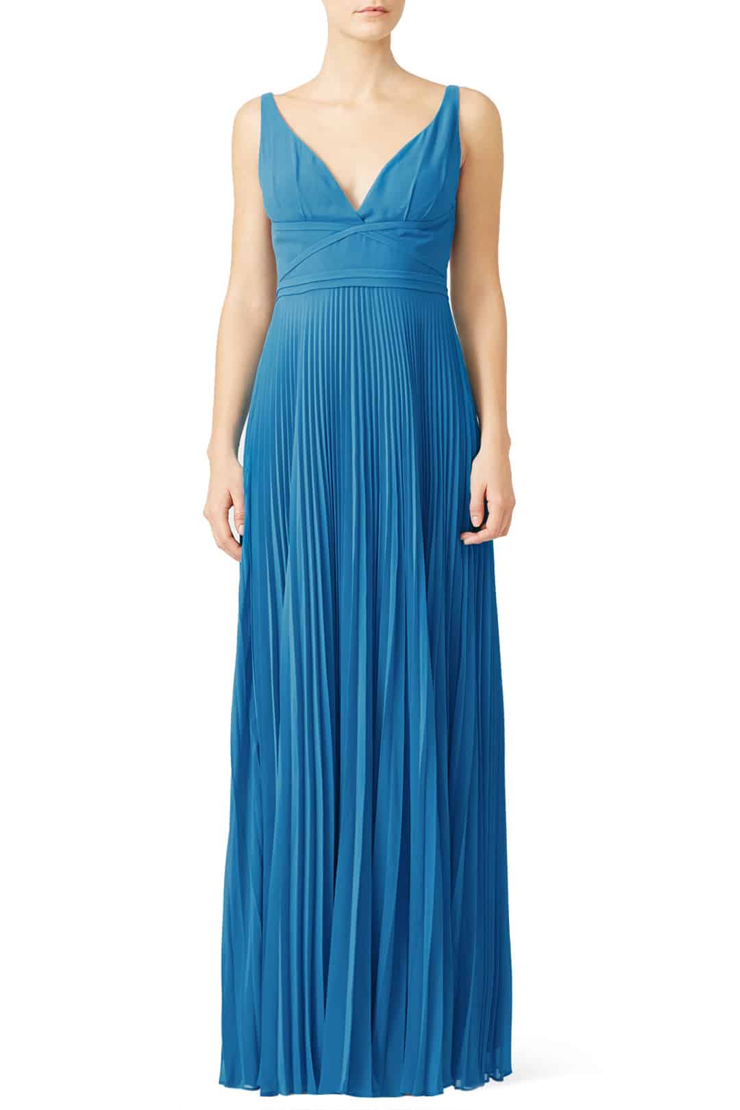 Dark Turquoise Maxi Dress | Snorkel Blue Wedding Style