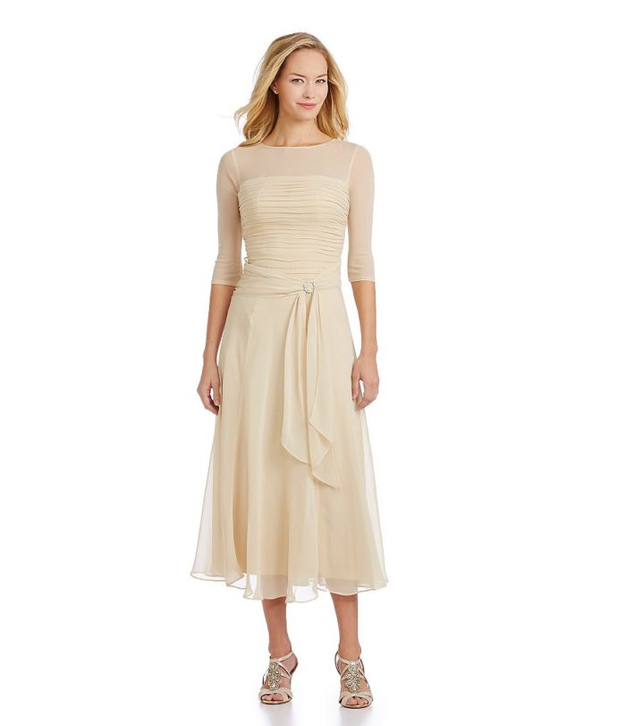 mother of the groom cocktail length dresses