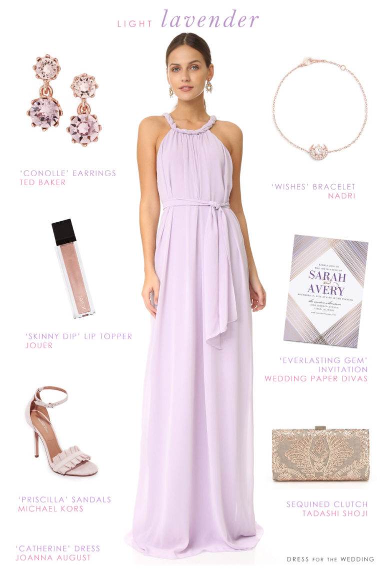 A Lovely Lavender Maxi Dress - Dress for the Wedding
