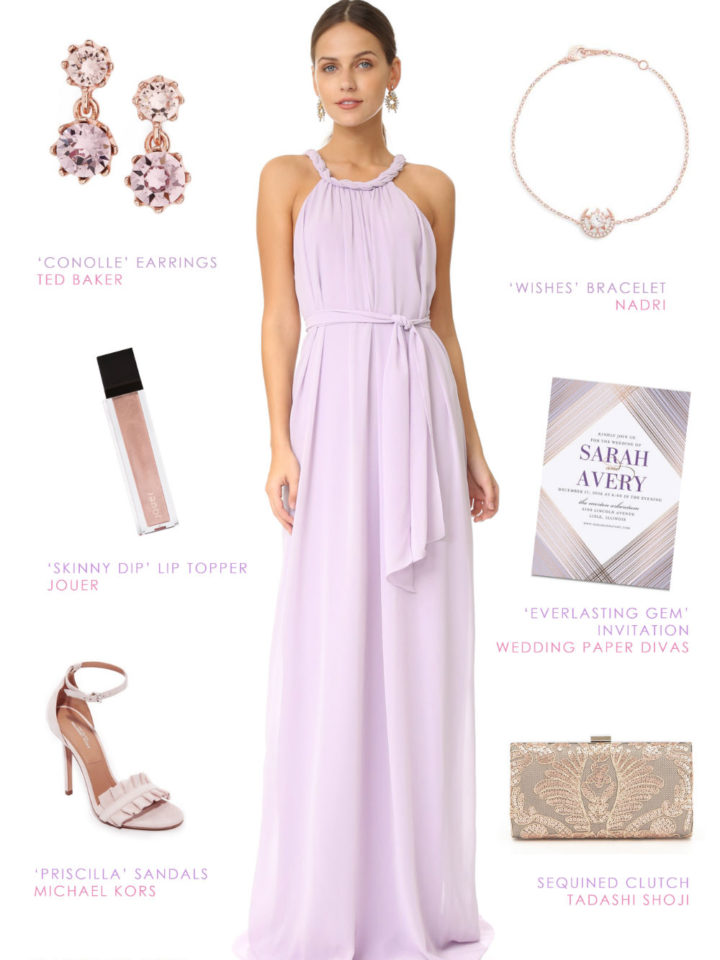 Purple Wedding Attire Ideas - Dress for the Wedding