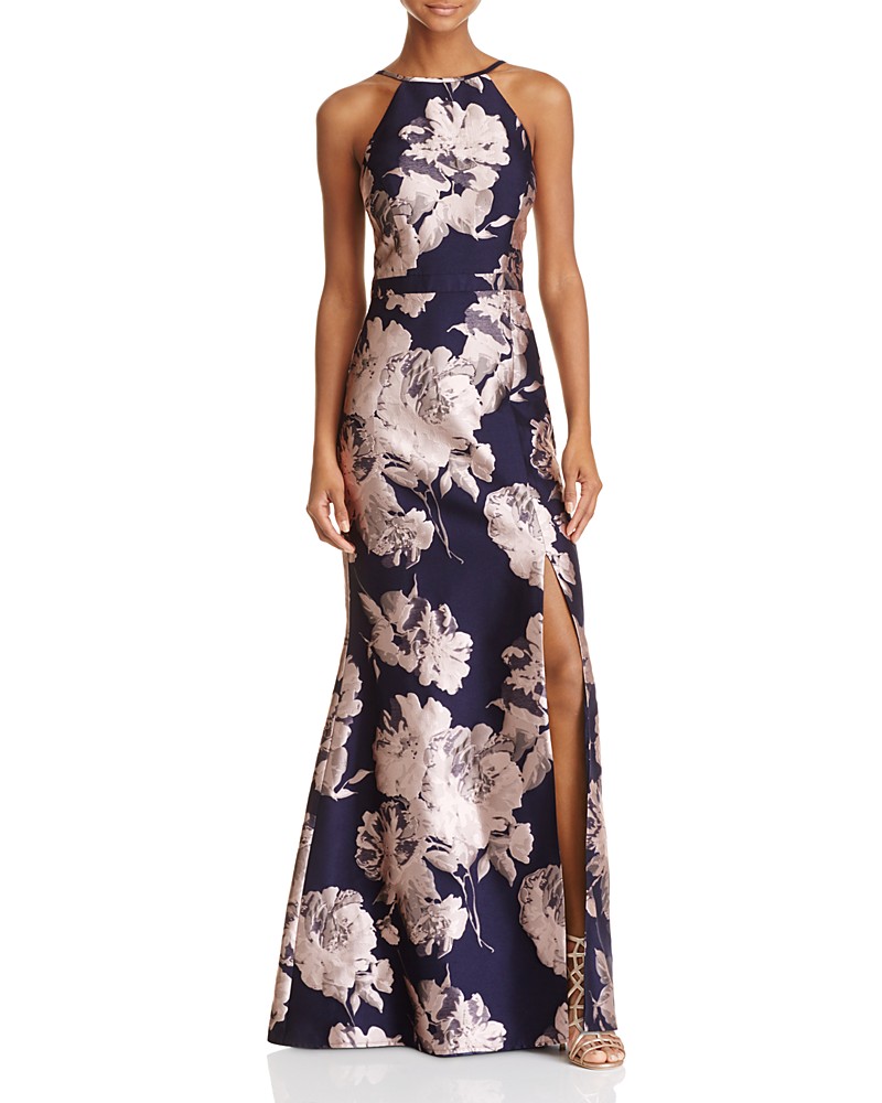 Dark Floral Maxi Dresses - Dress for the Wedding