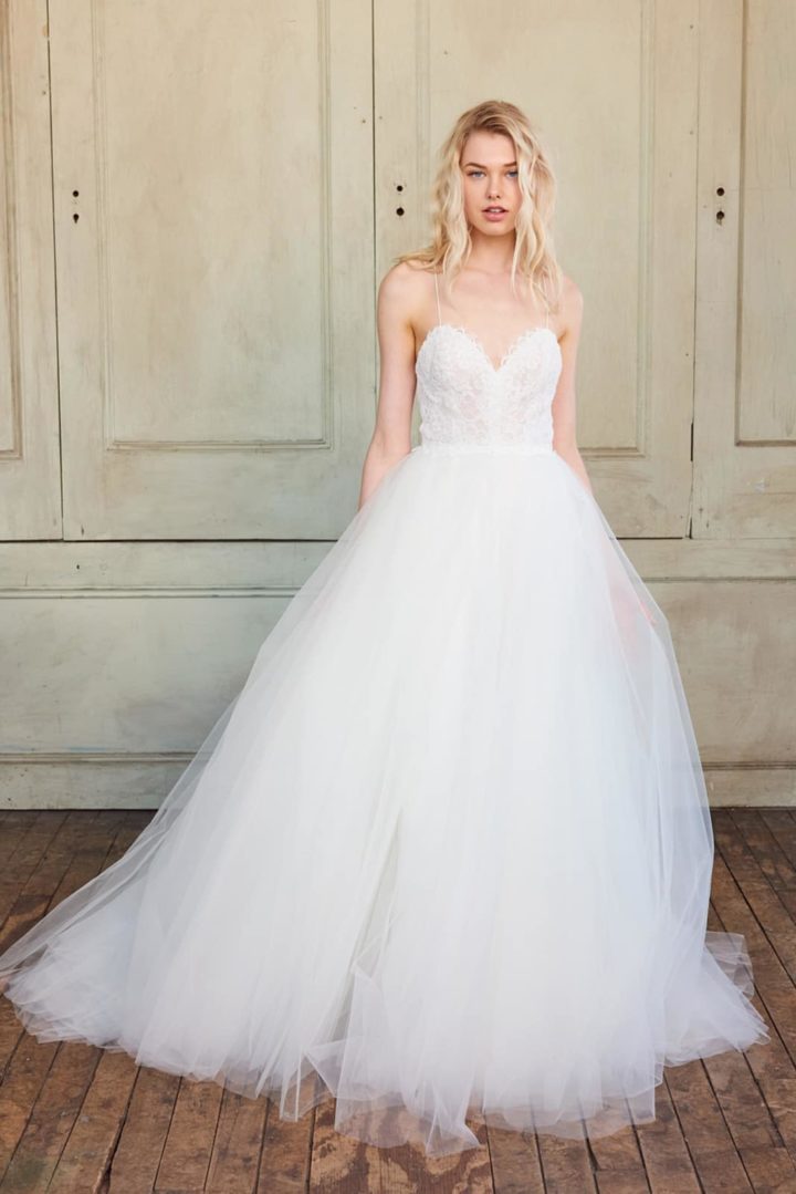 'Adelynn' by Christos : A Stunning Ballgown Lace Back Wedding Dress ...