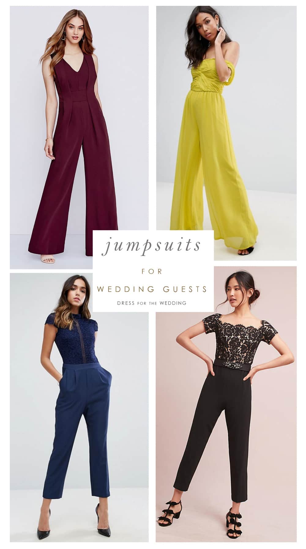 jumpsuit to formal wedding