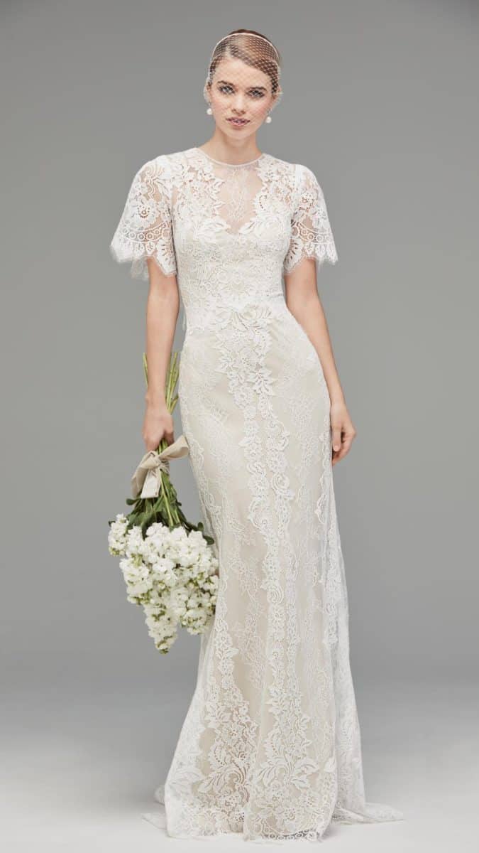 Lace Wedding Dress With Capelet Jael By Watters Dress For The Wedding