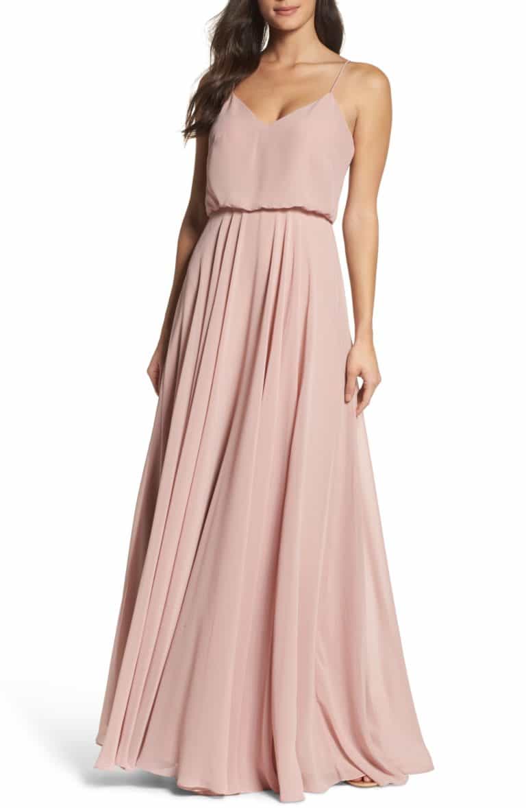 Rose Gold Bridesmaid Dress 1749