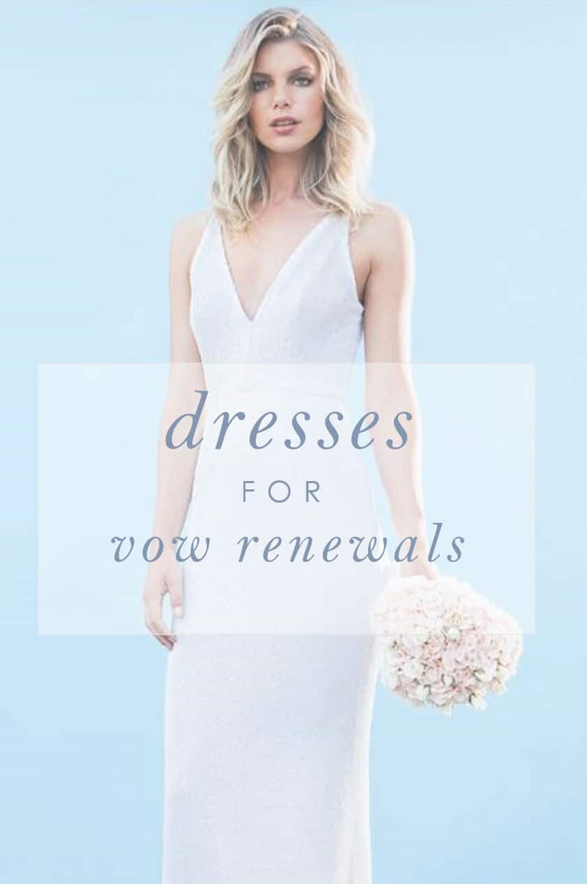 wedding vow renewal dress