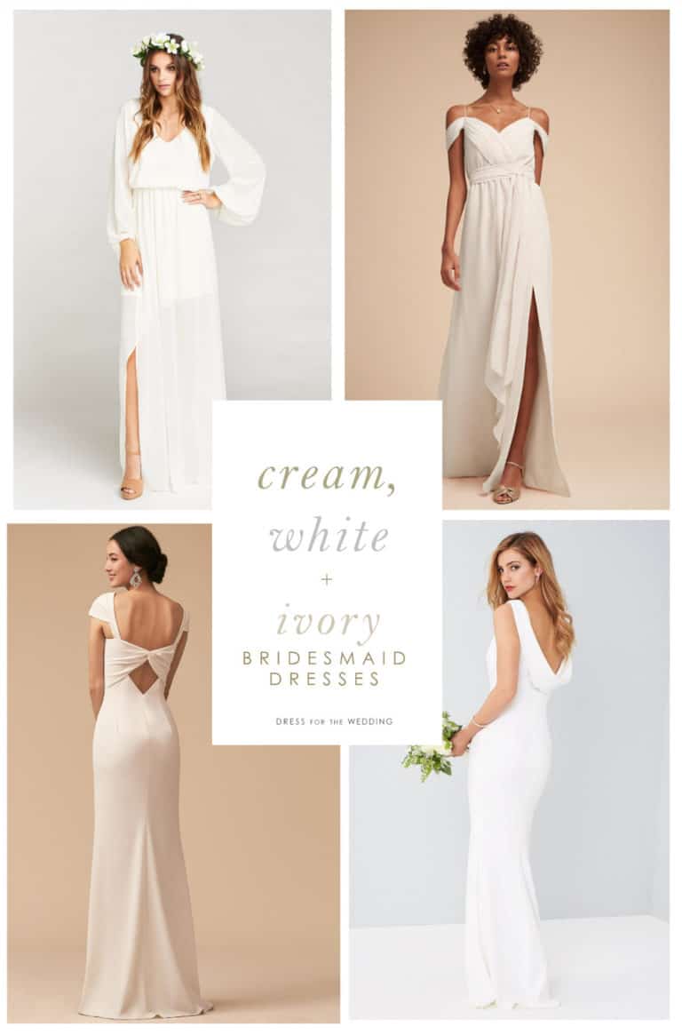 Cream White And Ivory Bridesmaid Dresses Dress For The Wedding 