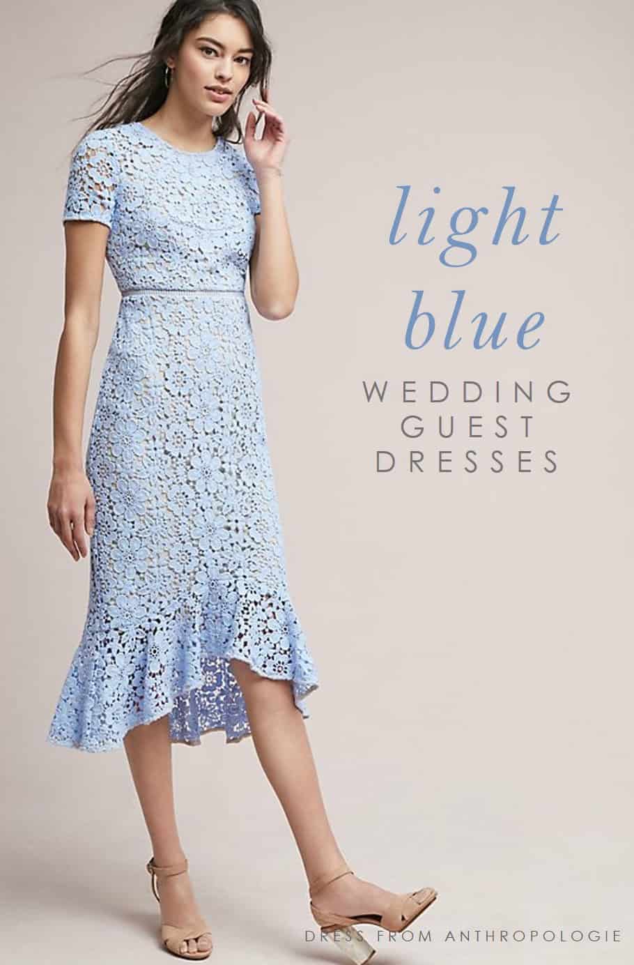 Light Blue Dresses For Wedding Guests 