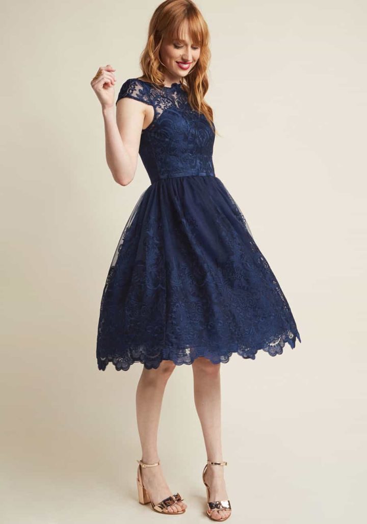 Navy and Dark Blue Dresses for Wedding Guests - Dress for the Wedding