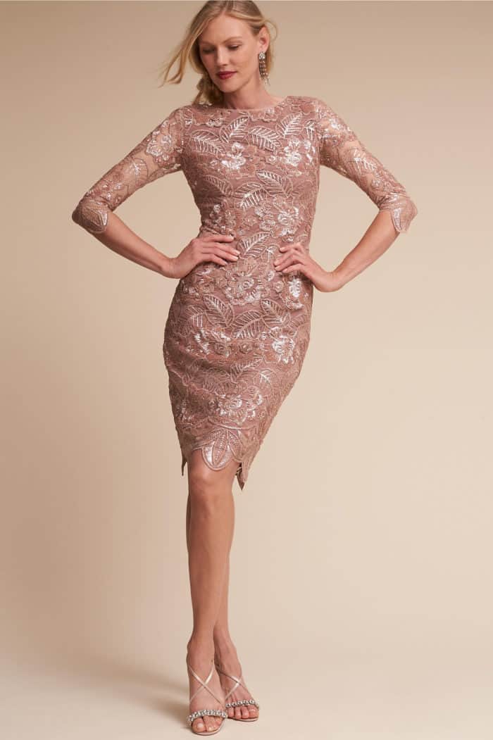 Rose Gold Mother of the Bride Dresses Dress for the Wedding