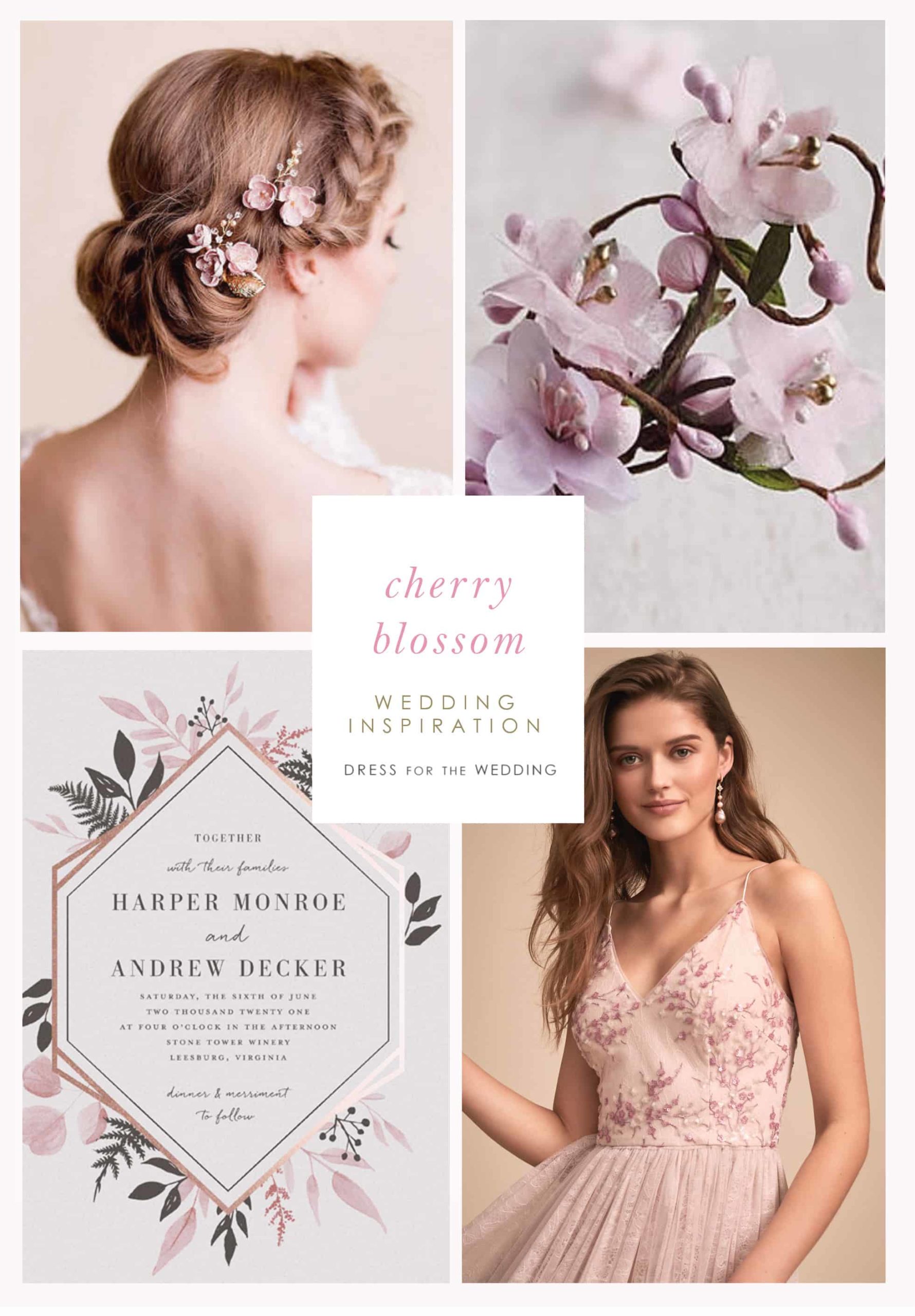 blossom pink bridesmaid dresses