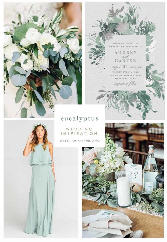 eucalyptus color bridesmaid dress