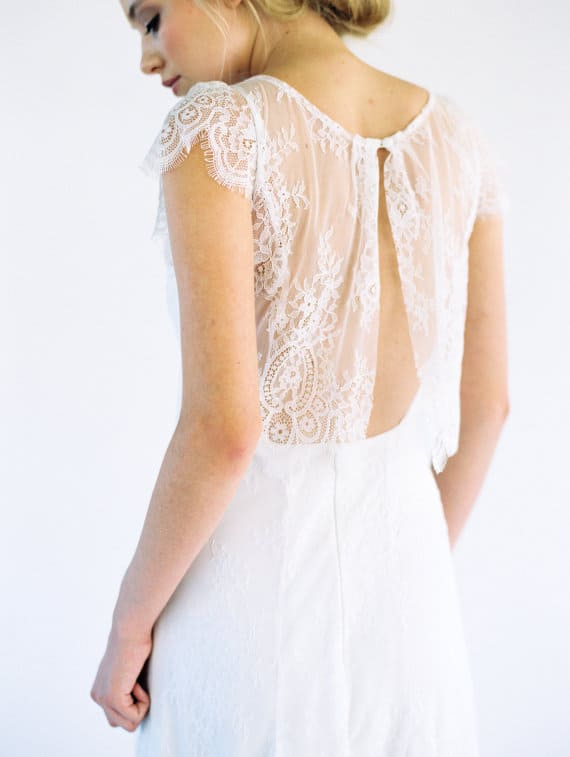 loose top wedding dress