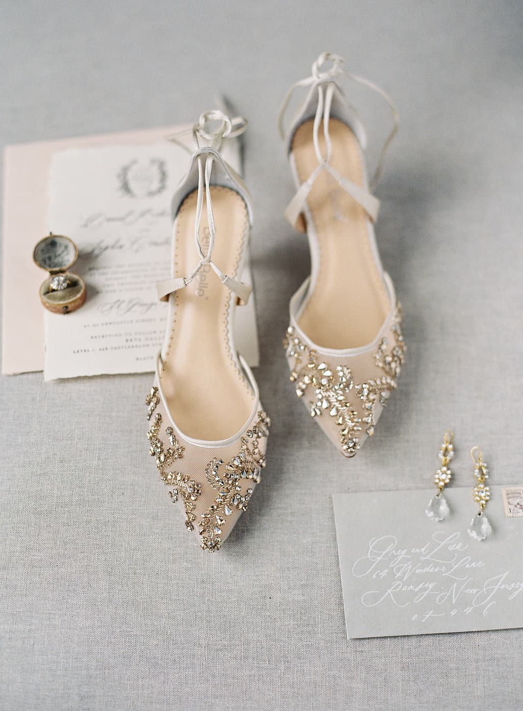 comfortable champagne wedding shoes