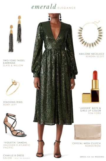Outfits for Holiday Parties and Winter Weddings - Dress for the Wedding